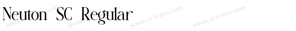 Neuton-SC-Regular字体转换
