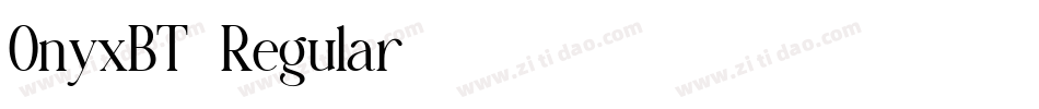 OnyxBT-Regular字体转换