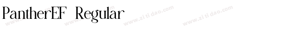 PantherEF-Regular字体转换