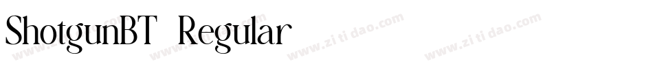 ShotgunBT-Regular字体转换