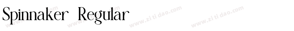 Spinnaker-Regular字体转换