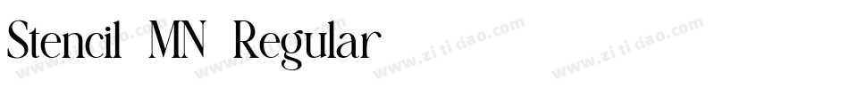 Stencil-MN-Regular字体转换