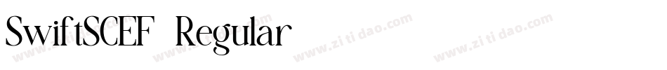 SwiftSCEF-Regular字体转换