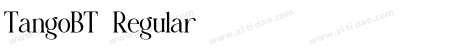 TangoBT-Regular字体转换