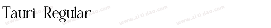 Tauri-Regular字体转换