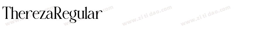 TherezaRegular字体转换