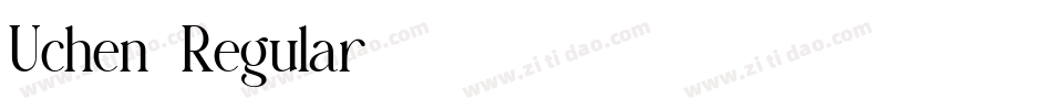 Uchen-Regular字体转换