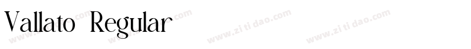 Vallato-Regular字体转换
