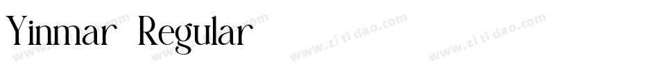Yinmar-Regular字体转换