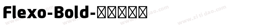 Flexo-Bold字体转换