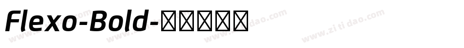 Flexo-Bold字体转换