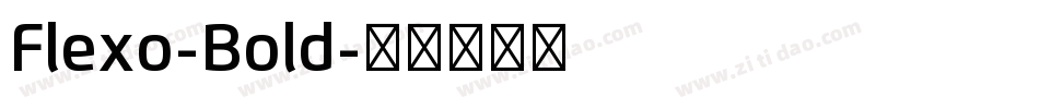 Flexo-Bold字体转换