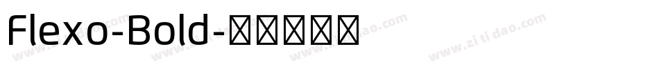 Flexo-Bold字体转换
