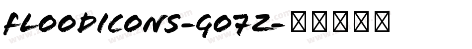 FloodIcons-GO7Z字体转换
