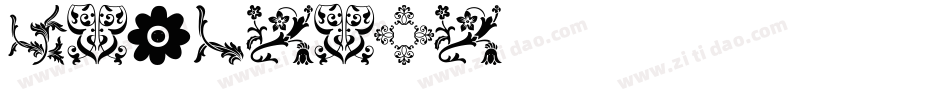 Floralia字体转换