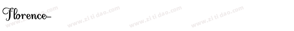 Florence字体转换