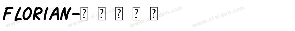 FLORIAN字体转换