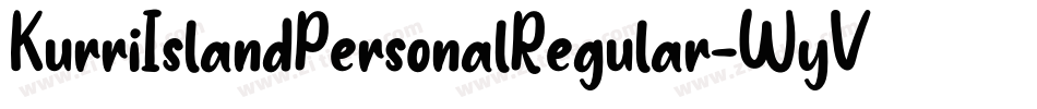 KurriIslandPersonalRegular-WyVaV字体转换