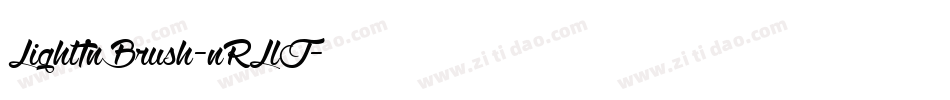LightInBrush-nRLlJ字体转换 LightInBrush-nRLlJ字体转换