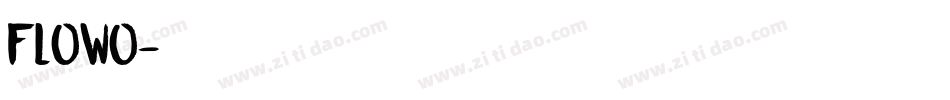 FLOWO字体转换