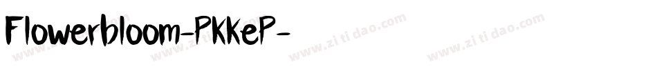 Flowerbloom-PKKeP字体转换