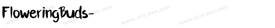 FloweringBuds字体转换