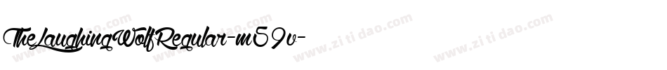 TheLaughingWolfRegular-m59v字体转换