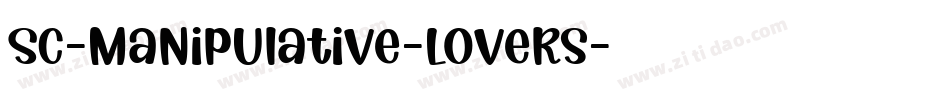SC-Manipulative-Lovers字体转换