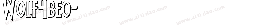 Wolf4beo字体转换