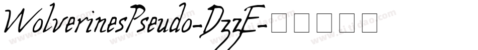 WolverinesPseudo-D3zE字体转换