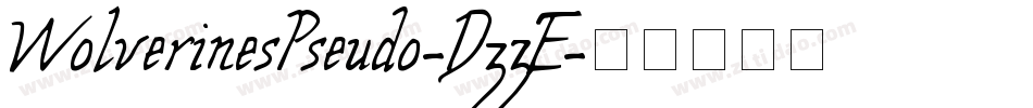 WolverinesPseudo-D3zE字体转换