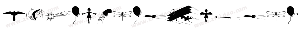 FlyingWithoutWings-6EP1字体转换
