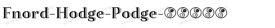 Fnord-Hodge-Podge字体转换