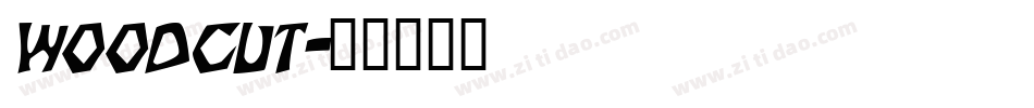 WOODCUT字体转换