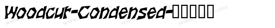 Woodcut-Condensed字体转换