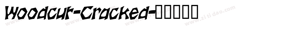 Woodcut-Cracked字体转换