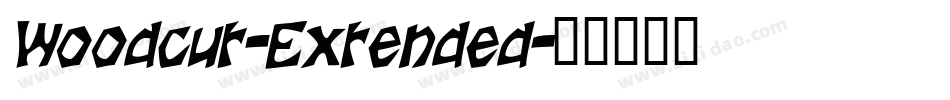 Woodcut-Extended字体转换