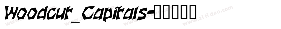Woodcut_Capitals字体转换