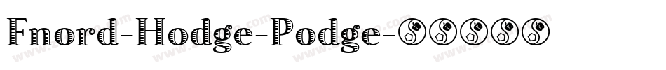 Fnord-Hodge-Podge字体转换