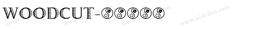 WOODCUT字体转换