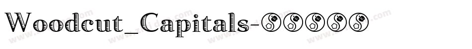 Woodcut_Capitals字体转换