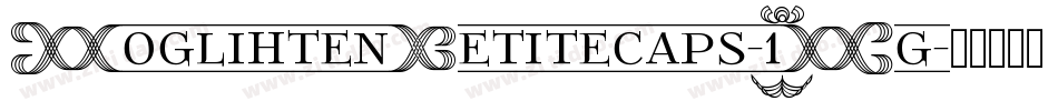 FoglihtenPetitecaps-1XEg字体转换