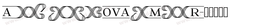 a_LCDNovaCmFr字体转换