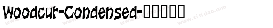 Woodcut-Condensed字体转换