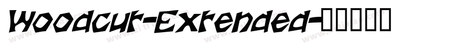 Woodcut-Extended字体转换