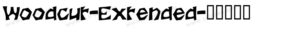 Woodcut-Extended字体转换