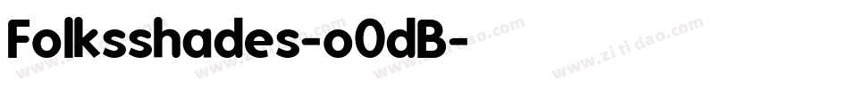 Folksshades-o0dB字体转换