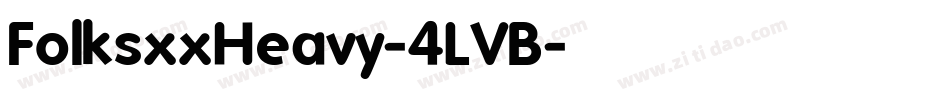 FolksxxHeavy-4LVB字体转换