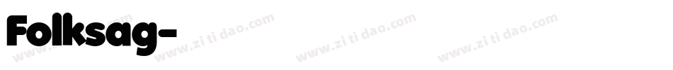 Folksag字体转换