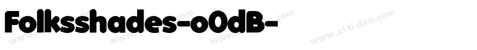 Folksshades-o0dB字体转换